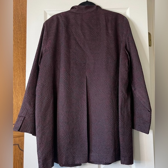 Eileen Fisher Burgundy Blazer NWT - Picture 14 of 15